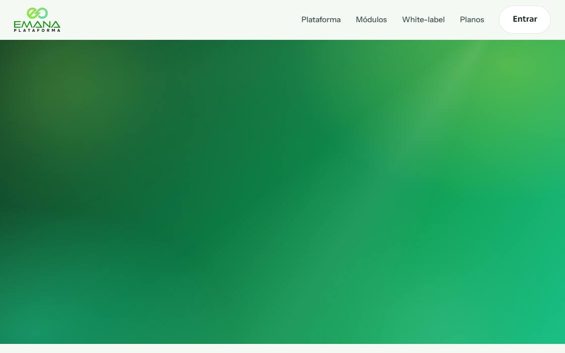 Site de vendas da Emana